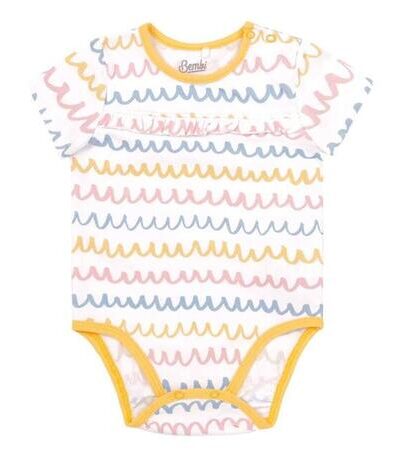 Body niemowlęce  bawełniane z krótkim rękawem