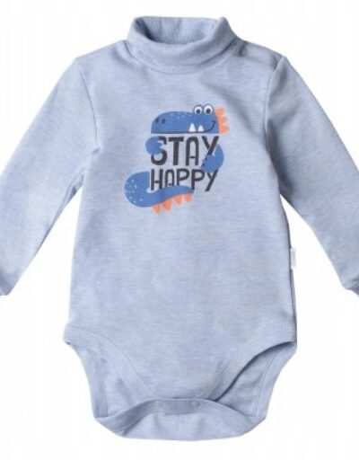 Body z golfem z długim rękawem bawełniany