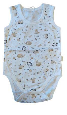 Body niemowlęce bez rękawów  Ramiączko