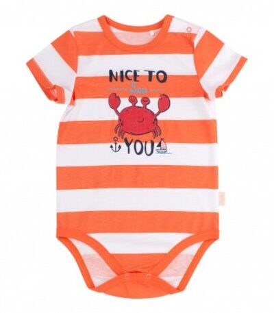 Body niemowlęce bawełniane z krótkim rękawem