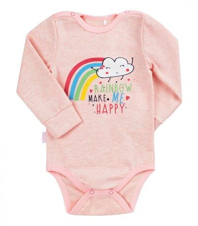 Body z długim rękawem bawełniany