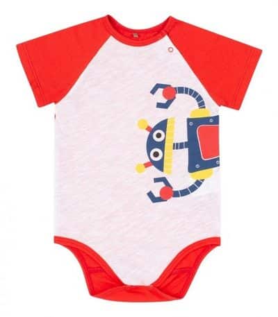 Body bawełniane z krótkim rękawem