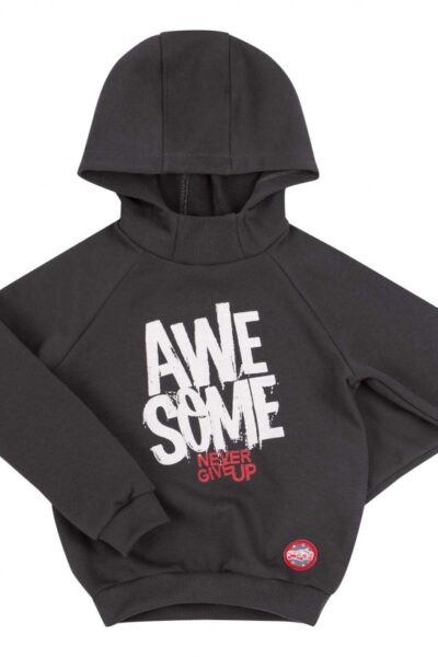 Bluza z kapturem dresowa dla chłopca