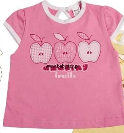 T-shirt dla dziewczynki Koszulka z rękawem bawełna