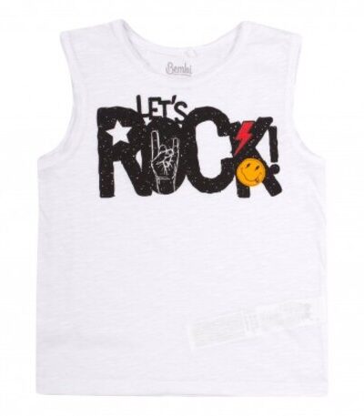 T-shirt koszulka bez rękawów dla chłopców cienka