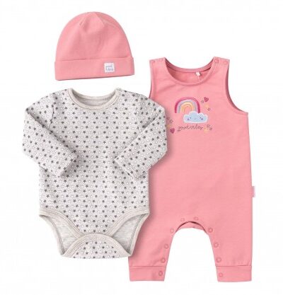 Komplet dla niemowlę bawełniany pajacyk body prezent wyprawka