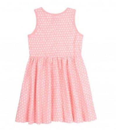 Sukienka letnia dla dziewczynki na ramiączkach 100%