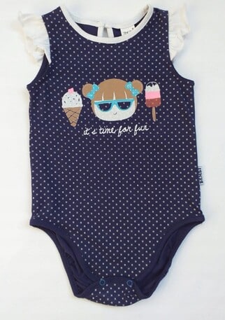 Body bawełniane z krótkim rękawem