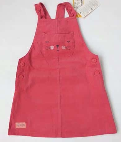 Sukienka ogrodniczka SUKIENKA Sztruksowa OGRODNICZKA